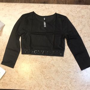 Victoria’s Secret Logo Long Sleeve Crop (Workout)